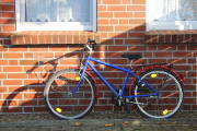 Jugendfahrrad in blau