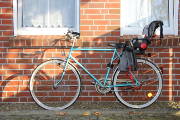 Herrenfahrrad in blau